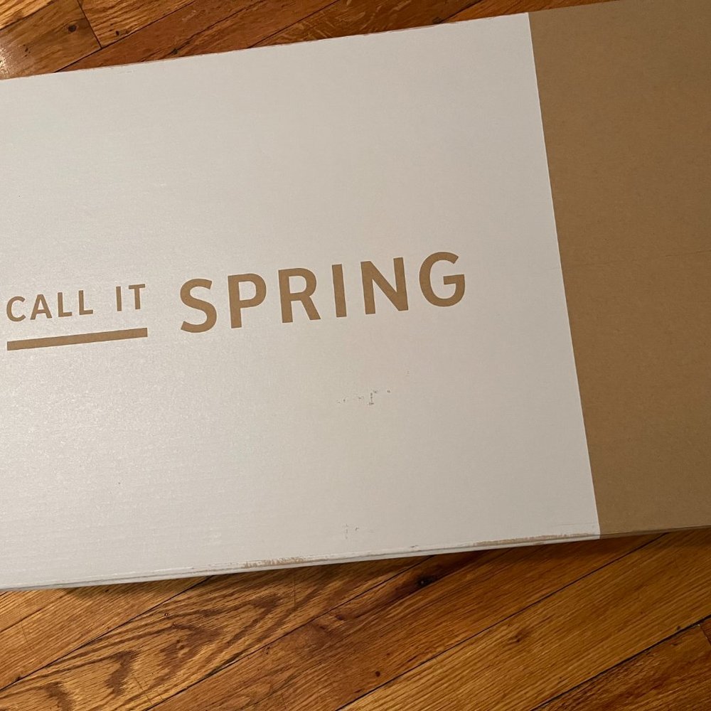 Tall Brown Boots w/Chunky Heel (size 8) - Picture 2 of 6